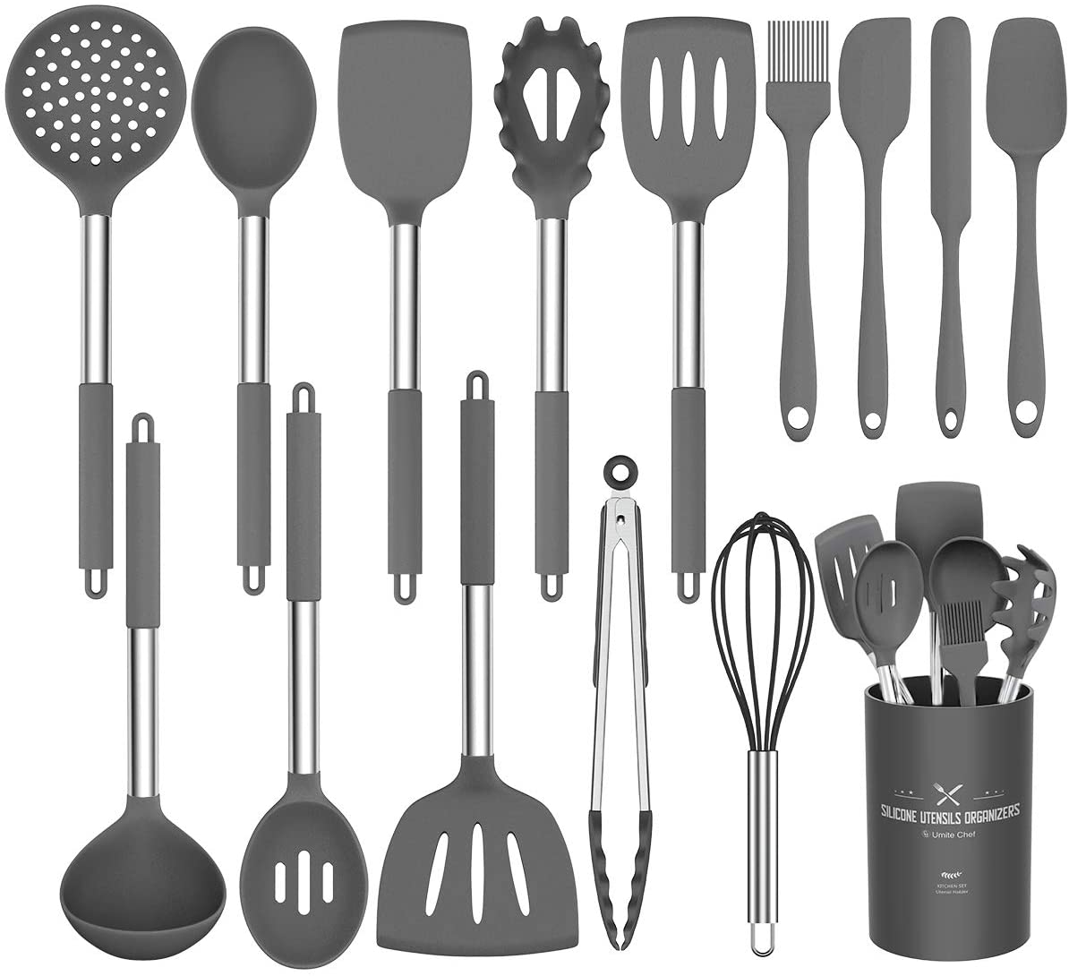 Silicone Cooking Utensil Set 15pcs