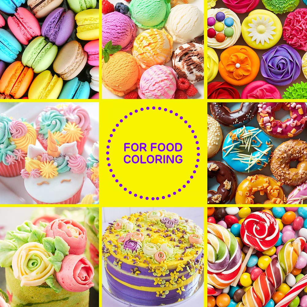 [무료배송] DaCool Food Colors Edible Vivid 16 Colors