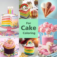 [무료배송] DaCool Food Colors Edible Vivid 16 Colors