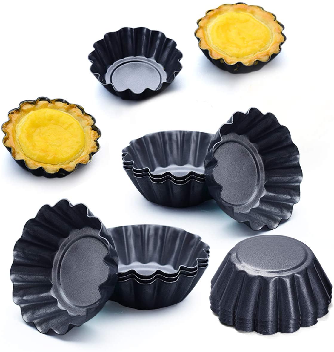 Amytalk 12 Packs Egg Tart Mold