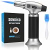 Sondiko Butane Torch, Culinary Torch Refillable Kitchen Butane Torch Lighter