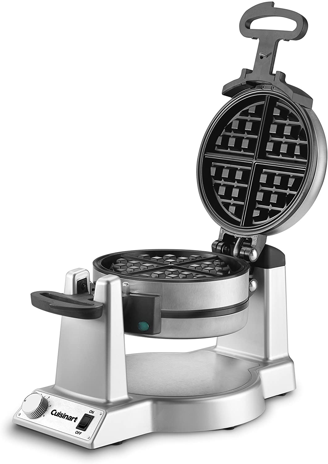 Cuisinart WAF-F20 Double Belgian Maker Waffle Iron, Silver