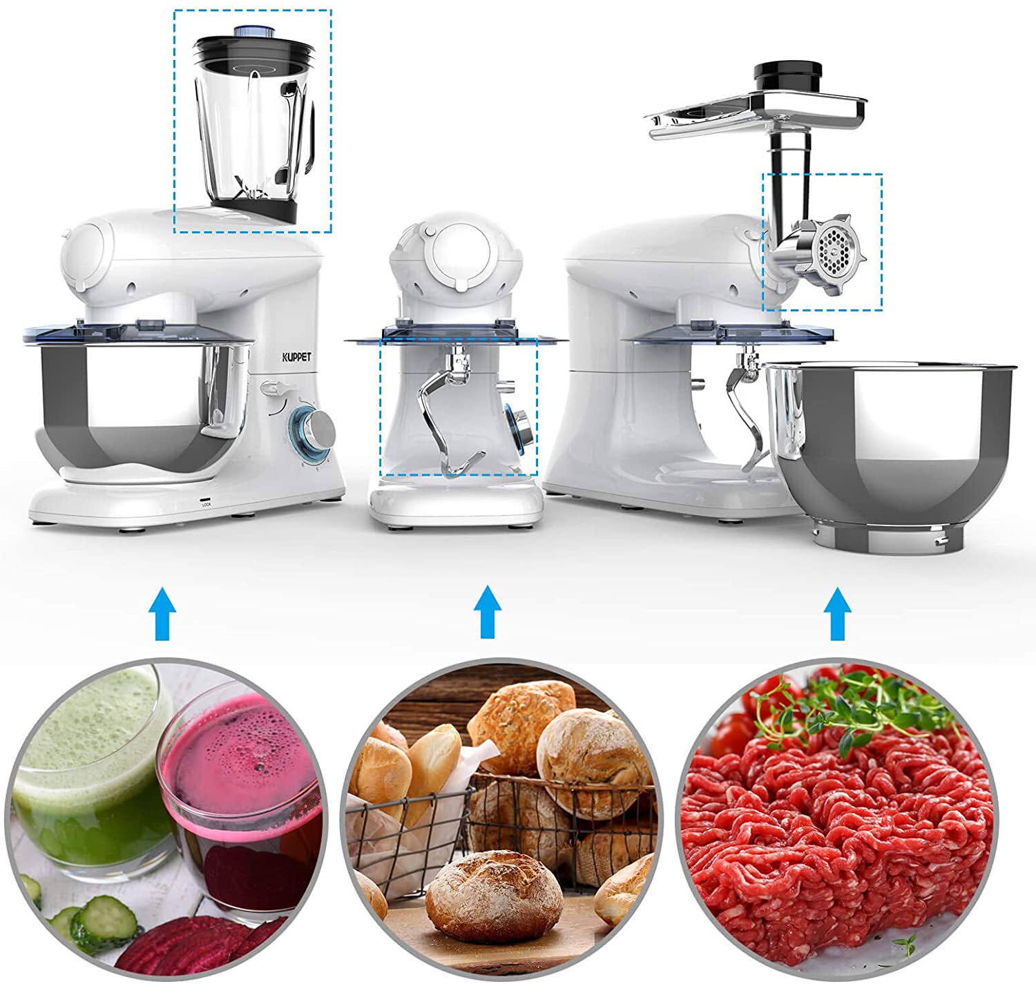 KUPPET 3 in 1 Stand Mixer