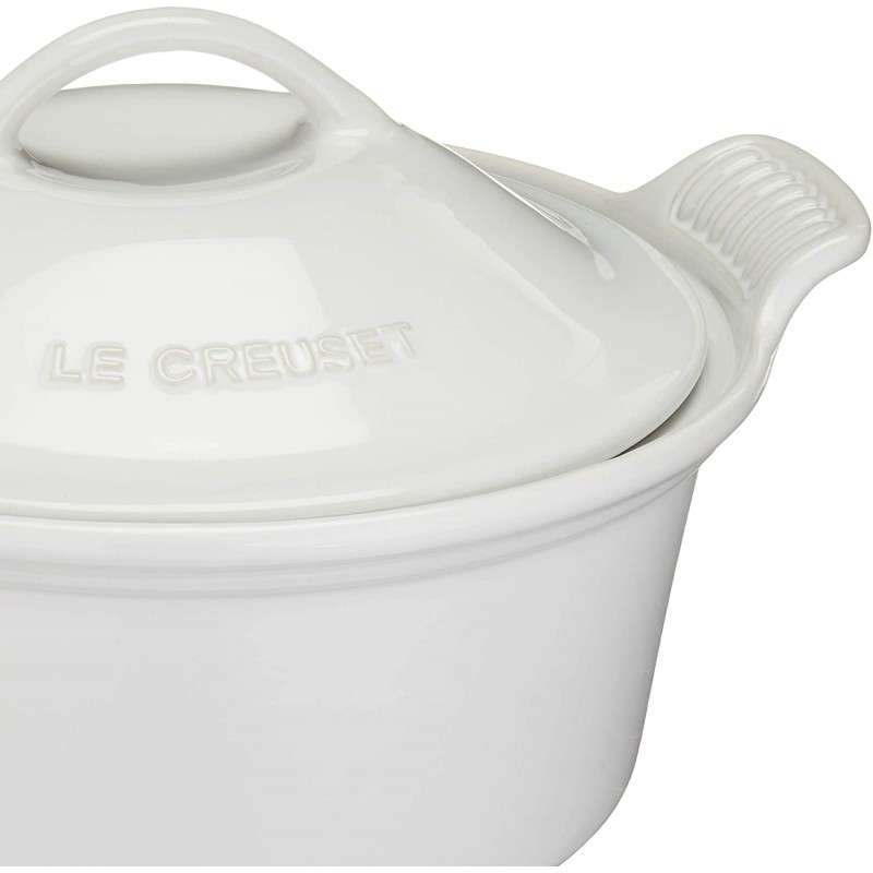 Le Creuset 스톤웨어 헤리티지 제빵기구 세트, 4개, 화이트: 가정 및 주방
