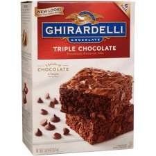 Ghirardelli 트리플 초콜릿 브라우니 믹스 - 7.5 lb box : 식료품 및 미식가 식품