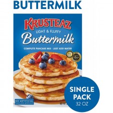 Krusteaz Complete 팬케이크 믹스, 버터밀크, 32 oz : 식료품 및 미식가 식품