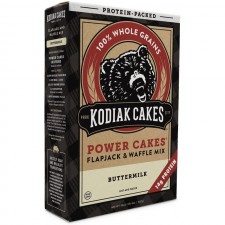 Kodiak 케이크 파워 케이크, 플랩잭 및 와플 믹스, 버터밀크, 20 oz : 식료품 및 미식가 식품