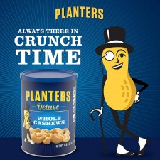 PLANTERS 디럭스 홀 캐슈, 18.25 oz. Resealable Jar - 땅콩 기름에 바다 소금으로 구운 건강에 좋은 스낵 - 영양이 풍부한 스낵 및 마그네슘의 좋은 공급원 : 스낵 캐슈 : 식료품 및 미식가