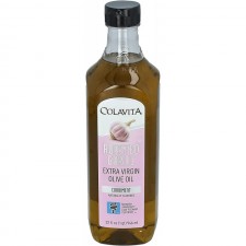 Colavita 구운 마늘 엑스트라 버진 올리브 오일, 낮은 FODMAP, 32 Fl Oz (1 팩) : 식료품 및 미식가 식품