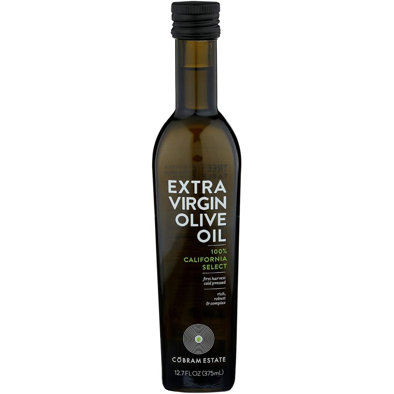 Cobram Estate Extra Virgin Olive Oil 100% California Select, First Cold Pressed, Non-GMO 375mL, 케토 친화적 높은 항산화제, 캘리포니아산 올리브로 만든 12.7 Fl Oz : 식료품 및 미식가 식품