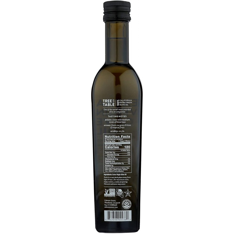 Cobram Estate Extra Virgin Olive Oil 100% California Select, First Cold Pressed, Non-GMO 375mL, 케토 친화적 높은 항산화제, 캘리포니아산 올리브로 만든 12.7 Fl Oz : 식료품 및 미식가 식품