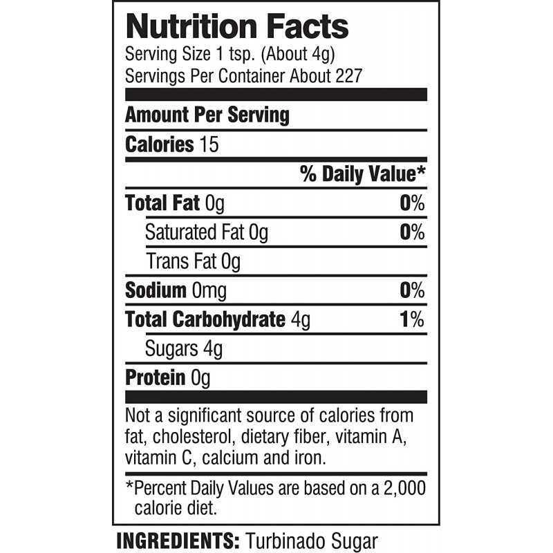 원시 Turbinao의 설탕, 2 lb : 정제되지 않은 사탕수수 설탕 : 식료품 및 미식가 식품