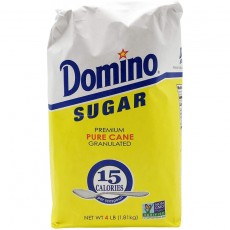 도미노, 과립 백설탕, 4 lb : 식료품 및 미식가 식품