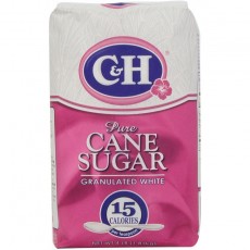 C&H Pure Cane, 과립 백설탕, 4 lb : 식료품 및 미식가 식품