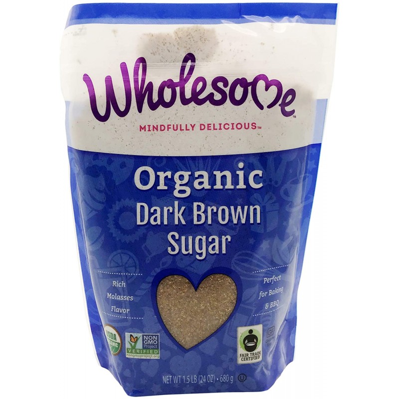 Wholesome Dark Brown Sugar, 24 oz : 식료품 및 미식가 식품