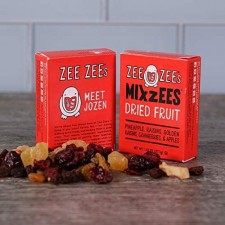 Zee Zees Mixzees 말린 과일 - 파인애플, 건포도, 황금 건포도, 크랜베리, 사과, 1.33 oz, 36팩 : 식료품 및 미식가 식품