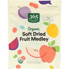 365 by Whole Foods Market, 과일 메들리 소프트 건조 유기농, 7.1 온스 : 식료품 및 미식가 식품