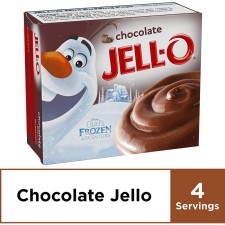 JELL-O 초콜릿 인스턴트 젤라틴 디저트 믹스 (3.9 oz 상자) : 식료품 및 미식가 식품