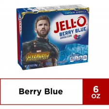 Jell-O 베리 블루 젤라틴 믹스 (6 oz 박스, 6개들이) : 젤라틴 디저트 믹스 : 식료품 및 미식가 식품