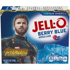 Jell-O 베리 블루 젤라틴 믹스 (6 oz 박스) : 식료품 및 미식가 식품