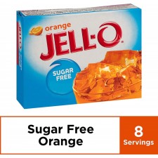 Jell-O 젤라틴 믹스, 오렌지 무설탕, 0.6 oz : 식료품 및 미식가 식품