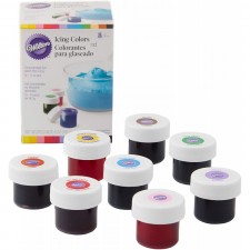 Wilton Icing Colors, 8-Count Icing Colors, (포장은 다를 수 있음) : 식료품 및 미식가