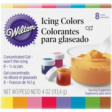 Wilton Icing Colors, 8-Count Icing Colors, (포장은 다를 수 있음) : 식료품 및 미식가