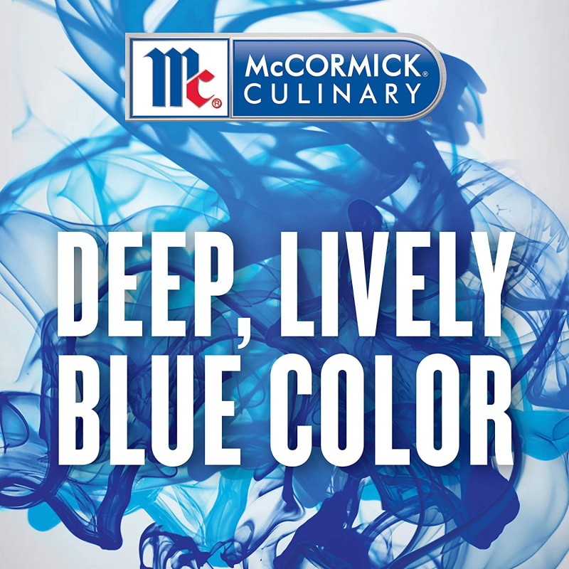 McCormick Culinary Blue 식용 색소, 16 fl oz : 식료품 및 미식가 식품