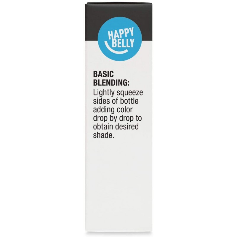 Amazon 브랜드 - Happy Belly 모듬 식용 색소, 1.2 fl oz : 식료품 및 미식가 식품