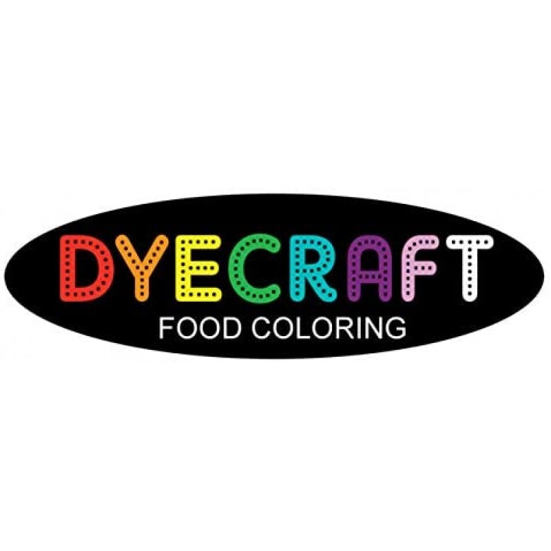 DyeCraft 녹색 식용 색소(대형 8온스 병) 무취, 무미, 식용 - 제빵, 요리, 예술 및 공예, 장식 등에 적합 : 식료품 및 미식가 식품