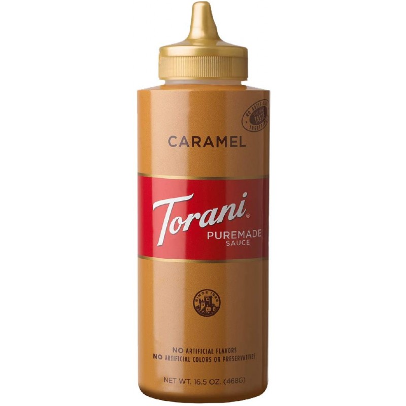 Torani 카라멜 소스, 16.5 oz : 미식가 식품 : 식료품 및 미식가 식품
