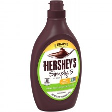 HERSHEY'S Simply 5 초콜릿 시럽, 할로윈 베이킹 용품, 21.8oz 병 : 식료품 및 미식가 식품