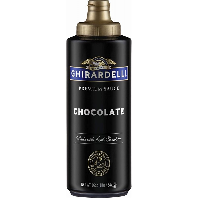 기라델리 스퀴즈 보틀 - 카라멜, 초콜릿 & 화이트 초콜릿 - 3종 세트 : 음료 맛 시럽 : 기타