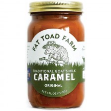 Fat Toad Farm Traditional Goat's Milk Caramel Sauce, Original, 8 fl oz Jar, Cajeta, 글루텐 프리 : 식료품 및 미식가 식품