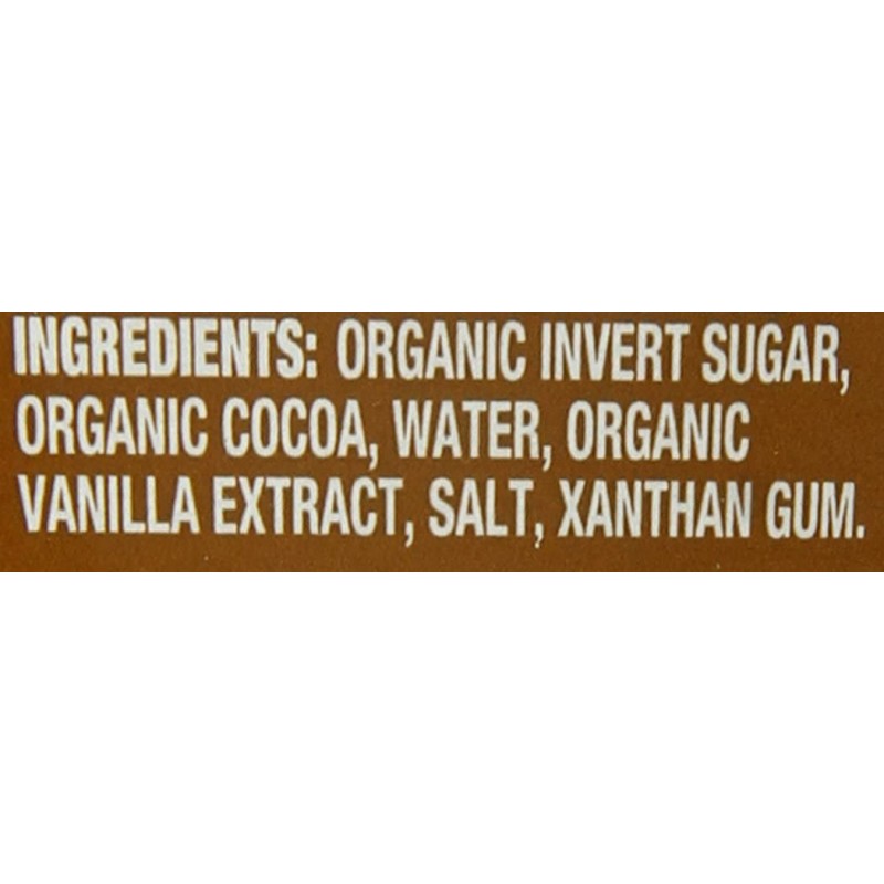 Santa Cruz 유기농 시럽, 초콜릿, 15.5 온스 병 : 과일 주스 : 식료품 및 미식가 식품