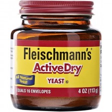 Fleischmann's, 활성 건조 효모, 4oz : 식료품 및 미식가 식품