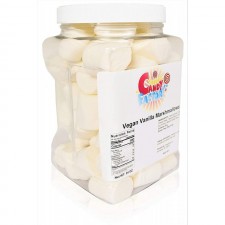 Sarah's Candy Factory Vegan Jumbo Campfire Vanilla Marshmallow Perfect for S'mores and Snacking (24 Oz in Jar) : Grocery & Gourmet Food