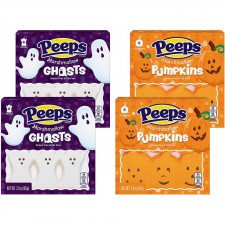 Halloween Peeps Marshmallow Candy Bulk Variety 4 팩 유령 및 호박 - 2 유령 및 2 호박 : 식료품 및 미식가 식품