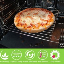 전기, 가스, 토스터 및 전자레인지 바닥용 논스틱 오븐 라이너 - 500도 재사용 가능한 오븐 보호기 라이너 - 매우 두꺼운/무거운 의무/청소하기 쉬운 논스틱 오븐 매트 세트(3) By Sunrich: Home & Kitchen