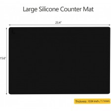 두꺼운 실리콘 카운터 매트 대형 23.4
