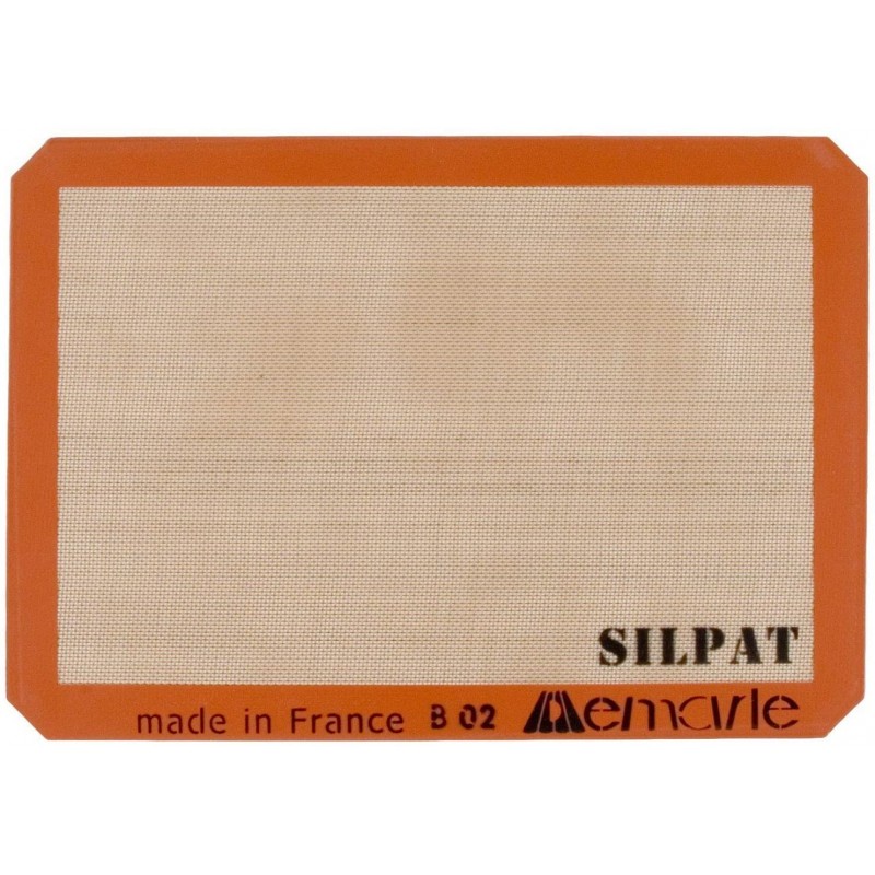 Silpat 하프 사이즈 11.6 x 16.5 인치 논스틱 베이킹 매트 13 x 18 인치 팬용 2종 세트: 가정 및 주방