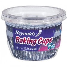 Reynolds 랩 포일 베이킹 컵 32개(8개들이) 총 256개 컵: 가정 및 주방