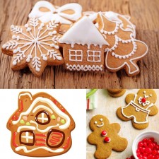 크리스마스/휴일/원더랜드 파티 용품/호의를 위한 20 조각 크리스마스 쿠키 커터 - 장갑, 생강 빵, 천사, 사탕 지팡이 포함: 가정 및 주방