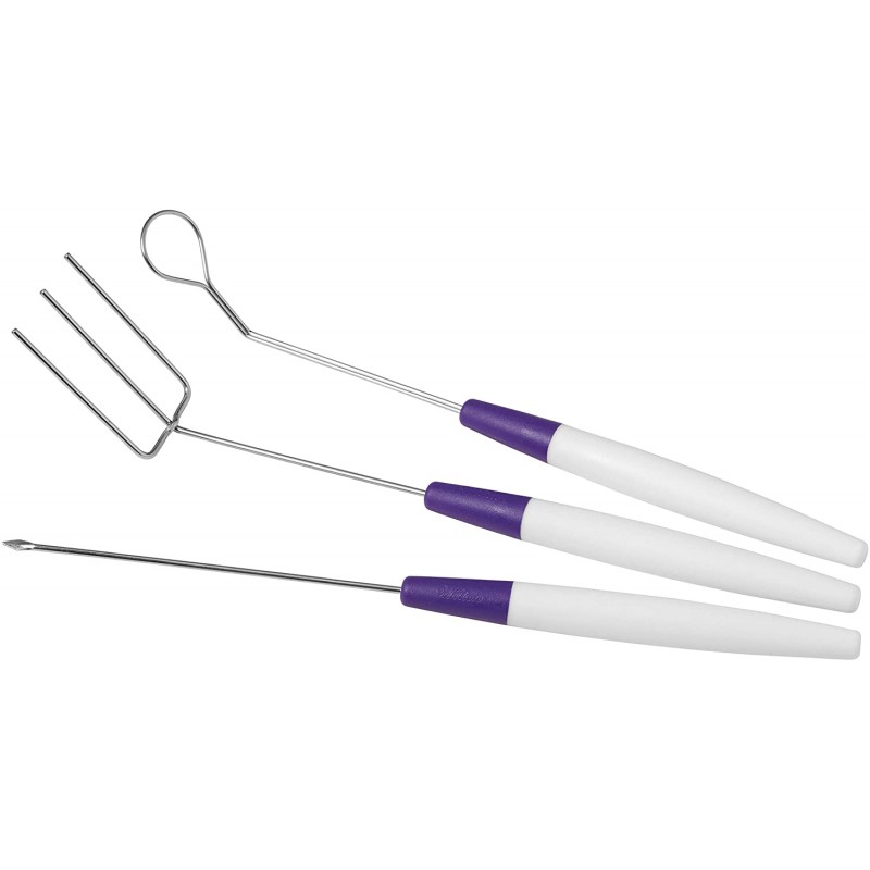 Wilton Candy Melts Candy Dipping Tool Set, 3-Piece : Home & Kitchen