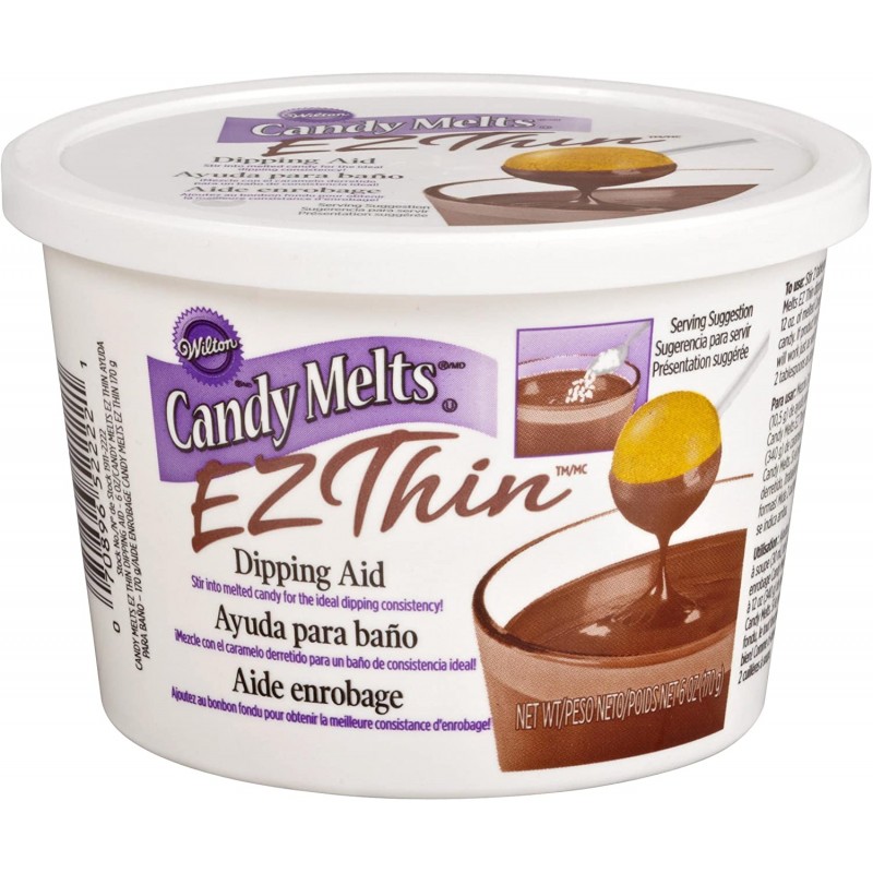 Wilton Candy Melts Ez Thin,Ez Thin Dipping Aid: 가정 및 주방