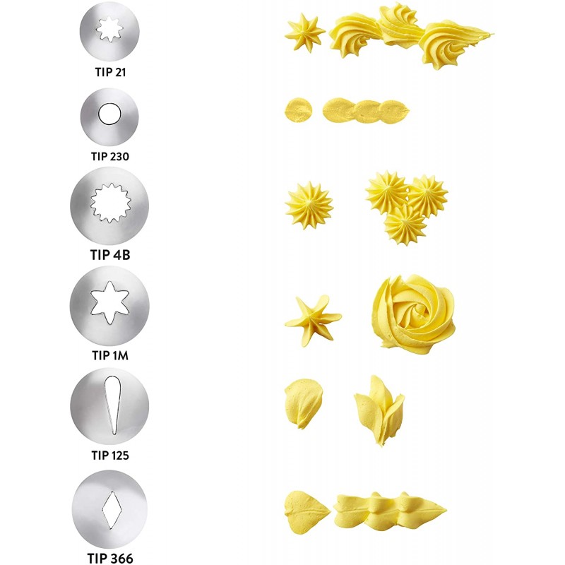 Wilton 디저트 데코레이터 프로 스테인레스 스틸 케이크 장식 도구 : 식료품 및 미식가 식품