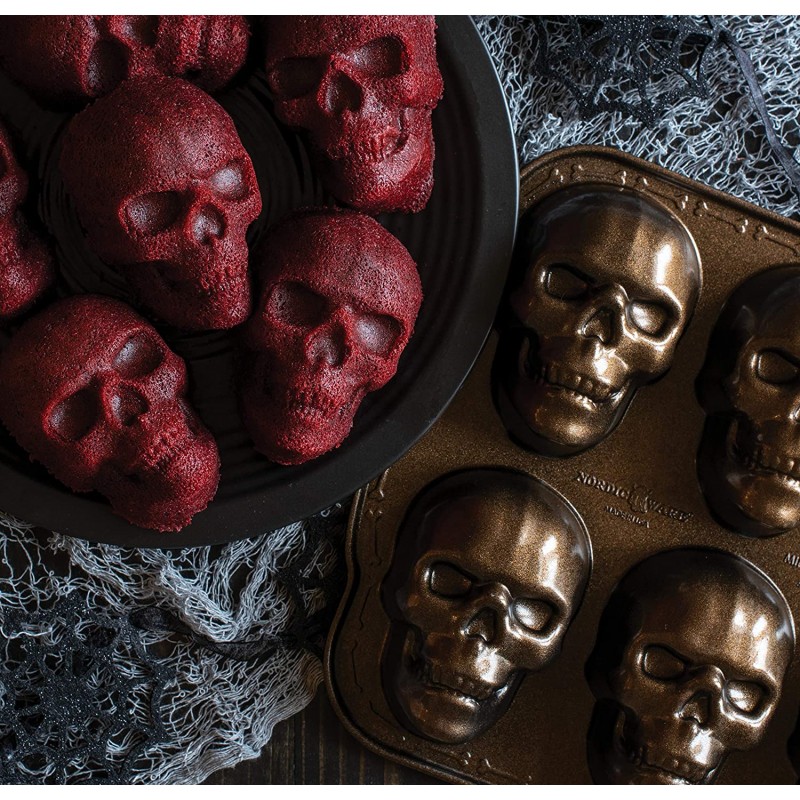 Nordic Ware,Nordic Ware Haunted Skull Cakelet Pan : 모든 것