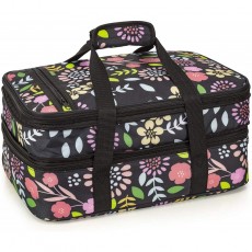 VP Home Double Casserole Insulated Travel Carry Bag (Garden Party): Home & Kitchen