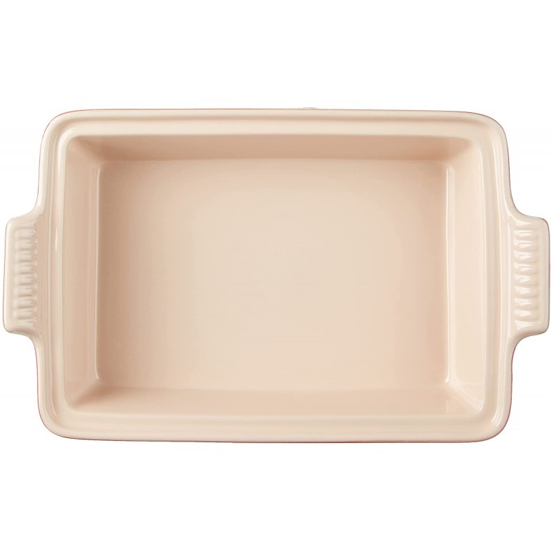 Le Creuset Stoneware Heritage Covered 직사각형 캐서롤, 4 qt. (12