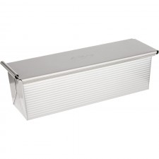 USA Pan Bakeware Pullman Loaf Pan with Cover, 13 x 4 inch, Nonstick & Quick Release Coating, Made in USA from Aluminized Steel : 모든 것
